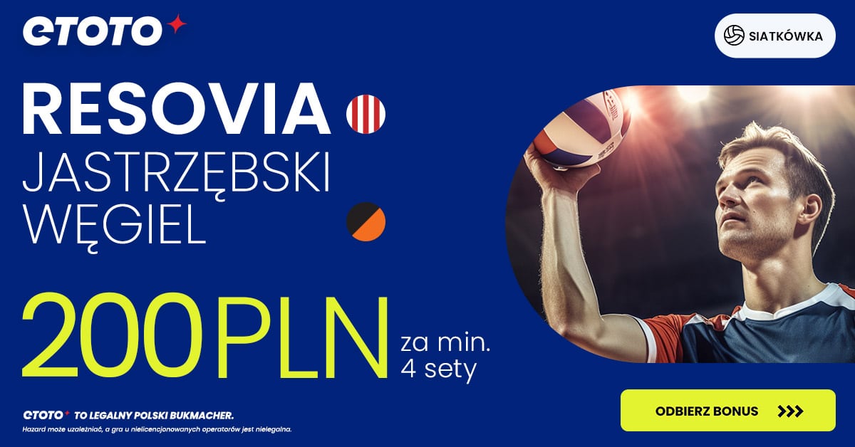 Asseco Resovia Jastrzębski Węgiel kurs 200w promocji Etoto 28 01