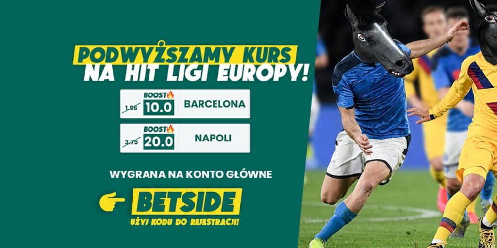 Postaw na Barcelonę po kursie 10.00 lub Napoli po kursie 20.00