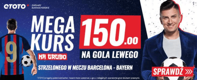 kurs 150 na gola lewego etoto bayern