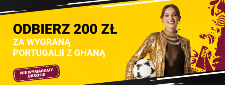 200 zl za wygrana Portugali z Ghana