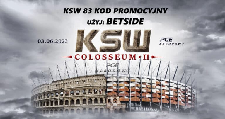 KSW 83 Colosseum 2 kod promocyjny