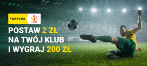Górnik Łęczna Wisła Kraków kurs 100.00 w promocji Fortuna (22.07)