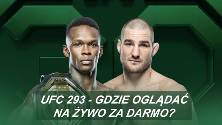 ufc 293 gdzie oglądać na żywo za darmo?