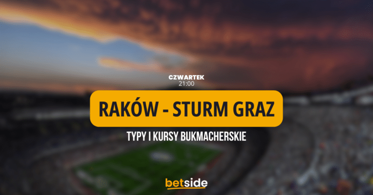 Raków - Sturm Graz typy, kursy