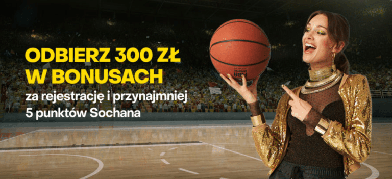 Promocja Fortuna: 300 zł za min. 5 punktów Sochana z Orlando