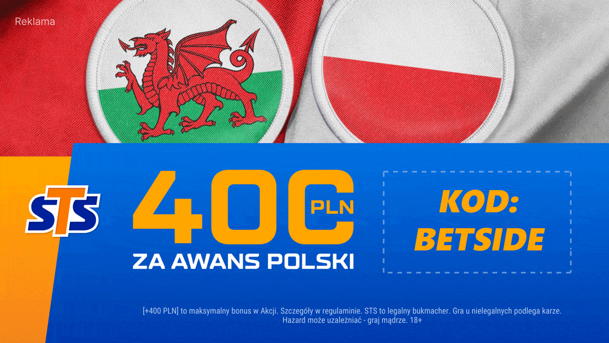 Walia - Polska: STS 400 zł za awans Polaków (26.03)