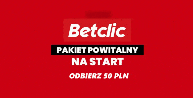 Betclic bonus powitalny | Na start 50 zł w 2024 roku