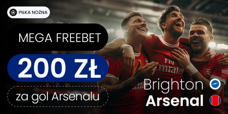 Brighton – Arsenal Londyn: promocja – bonus 200 zł w Etoto (06.04)