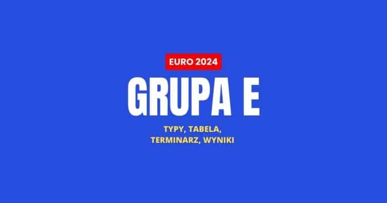 Euro 2024, grupa E