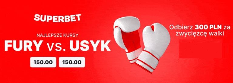 Furys - Usyk 300 zł w Superbet