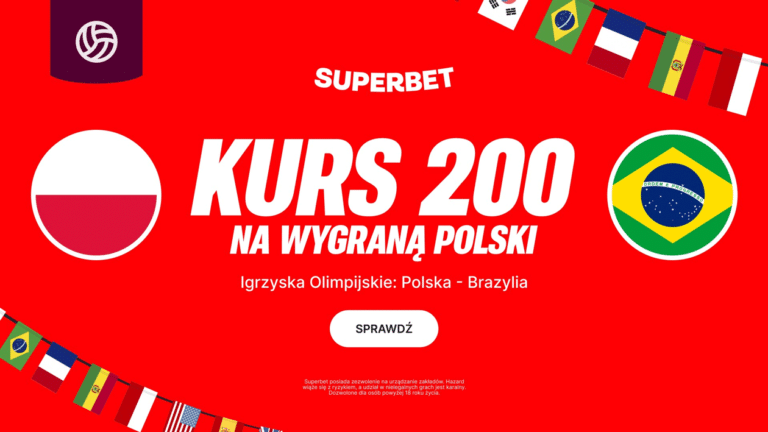 Polska - Brazylia 400 zł Superbet