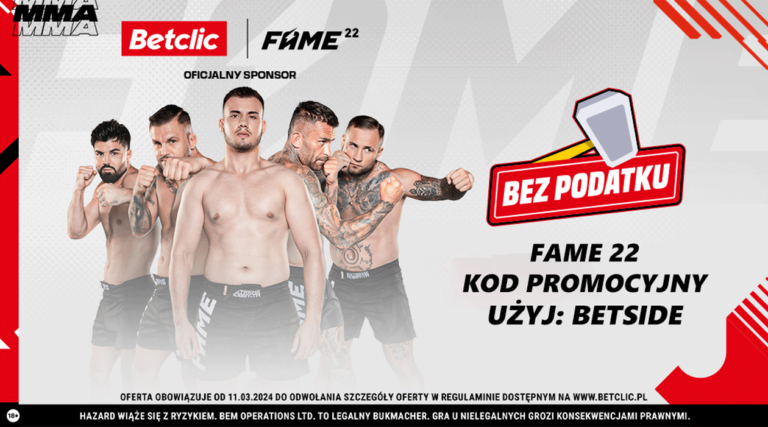 FAME MMA 22 kod promocyjny