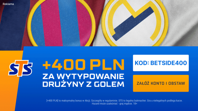 Barcelona – Real: 400 zł w promocji STS (04.08)