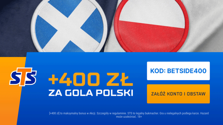 STS: Szkocja – Polska: 400 zł za gola (05.09)