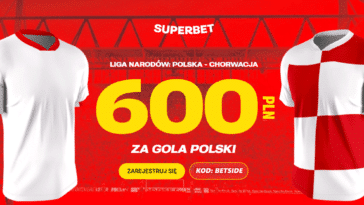 Polska - Chorwacja 600 zł Superbet