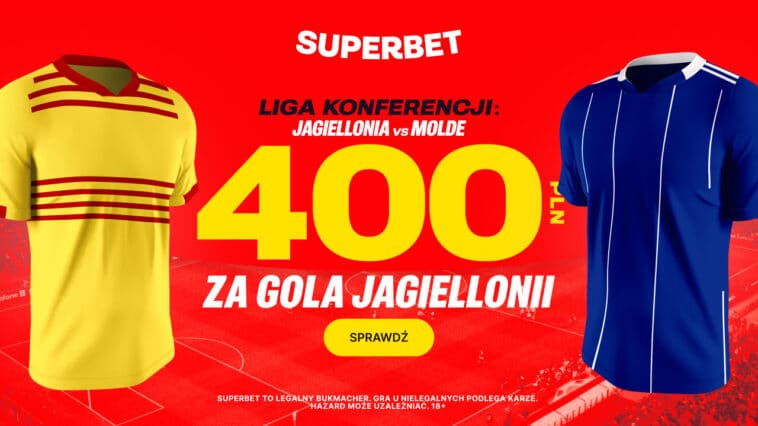 Jagiellonia - Molde 400 zł w Superbet