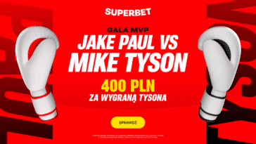 Tyson - Paul 400 zł w Superbet