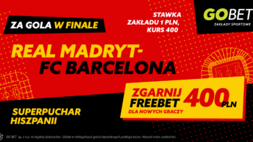 Gobet Real Barcelona 400 zł