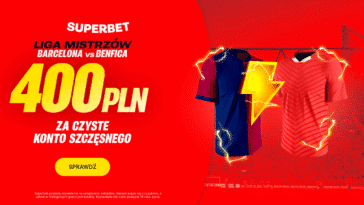 Barcelona - Benfica 400 zł za czyste konto Szczęsnego od Superbet