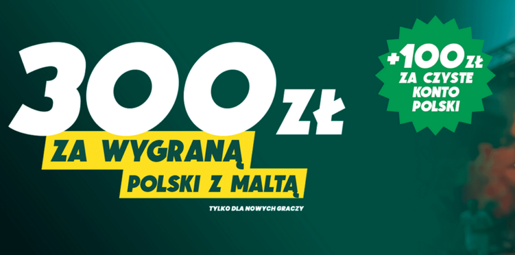Polska - Malta 400 zł od betfan