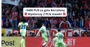 400 PLN za gola Barcelony