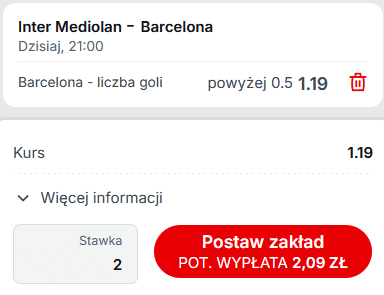 kupon sb inter barca