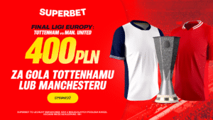 Tottenham - Man. United 400 zł w Superbet (21.05)