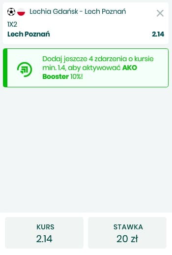 lech legia kupon betfan