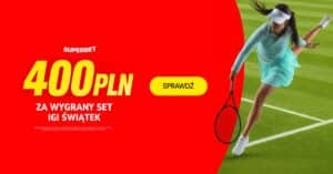Świątek - Anisimowa 400 zł w Superbet (12.07)