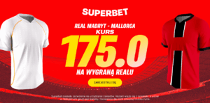 Real - Mallorca 350 zł w Superbet (30.08)