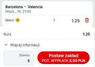 barcelona valencia kupon sb