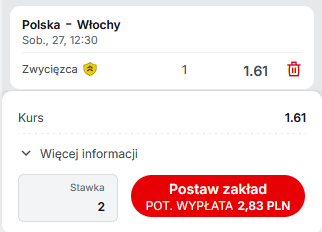 polska wlochy kupon sb