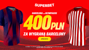 Barcelona - Olympiakos 400 zł w Superbet (21.10)