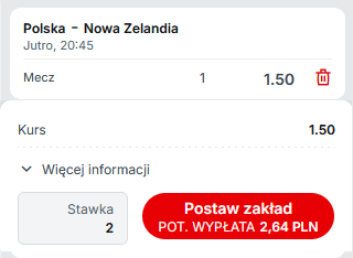 polska nowa zelandia kupon sb