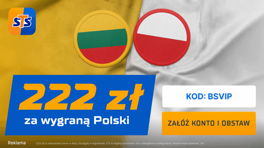 STS: Litwa - Polska 222 zł (12.10)