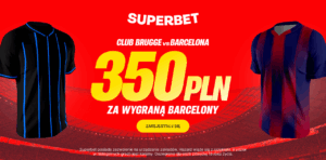 Club Brugge - Barcelona 350 zł w Superbet (05.11)