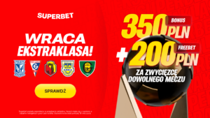 350 zł od Superbet 19. kolejka Ekstraklasy