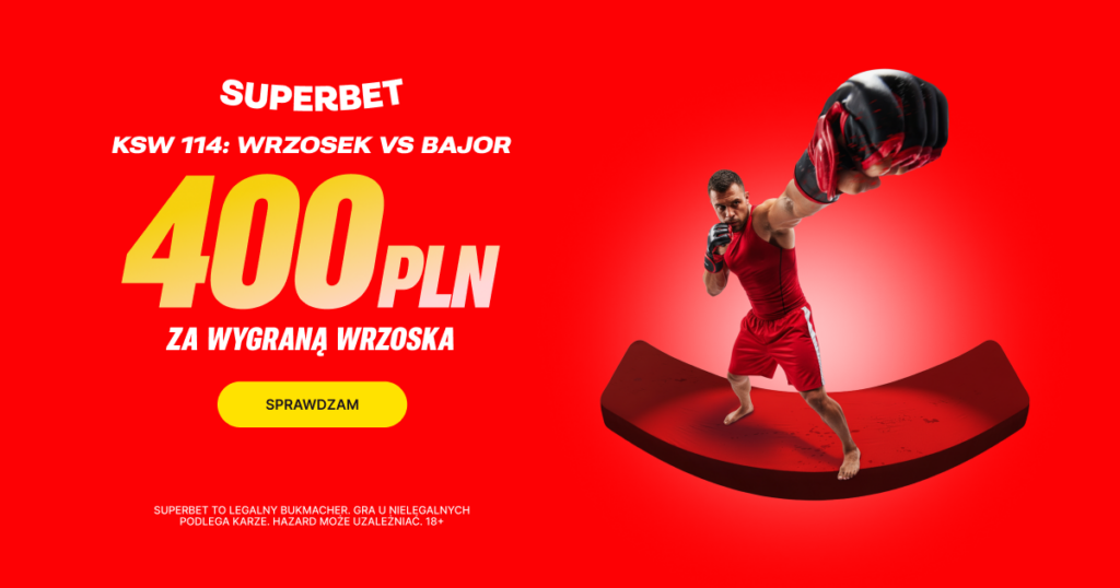 KSW 114 400 zł za wygraną Wrzoska