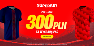 PSG - Lille 300 zł w Superbet (16.01)