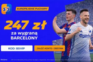 Barcelona - Kopenhaga 247 zł w STS (28.01)