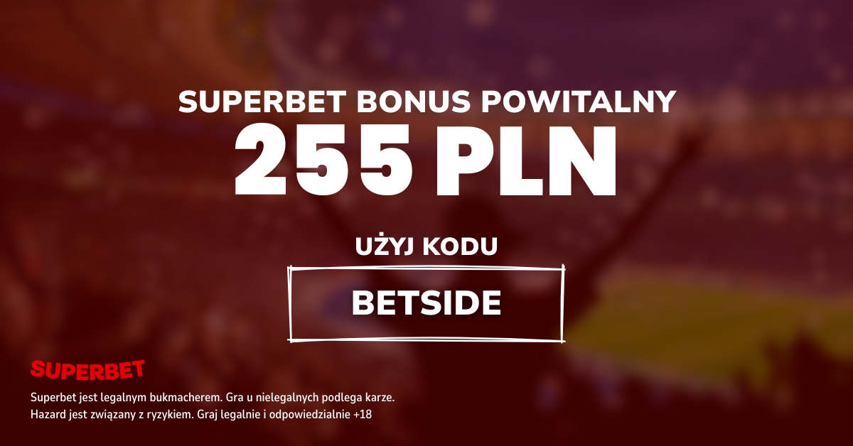 Superbet bonus powitalny wizualizacja