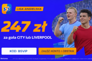 STS: Liverpool - City 247 PLN za gola (08.02)