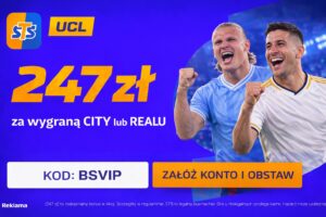 Manchester City - Real Madryt 247 zł w STS (17.03)
