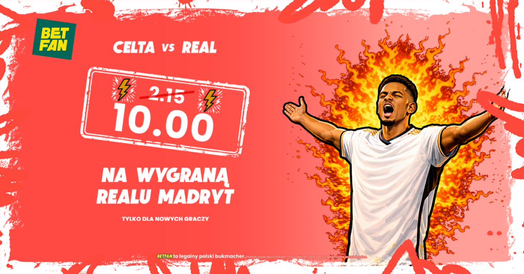 Celta - Real kurs 10.00 w Betfan (06.03)