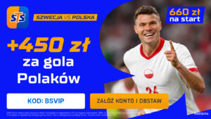 STS: Szwecja - Polska 450 zł (31.03)