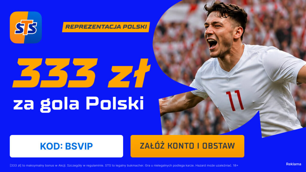 Polska - Ukraina 333 zł w STS (31.05)