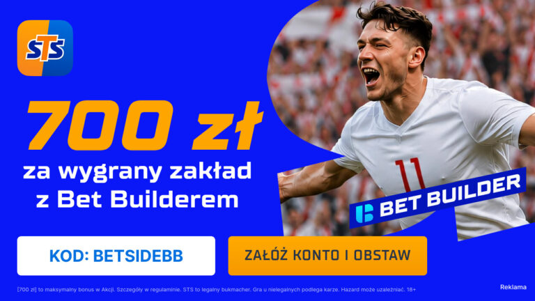 STS: Polska – Ukraina: 700 zł za BetBuilder (31.05)