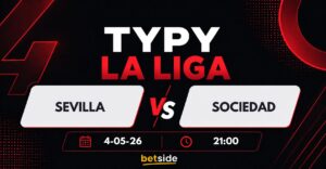 Sevilla – Real Sociedad: typy, kursy i analiza (04.05.26)