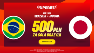 Brazylia - Japonia 500 zł w Superbet (29.06)