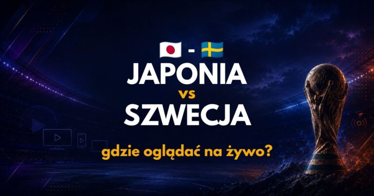 Japonia – Szwecja: gdzie oglądać na żywo za darmo? (26.06.26)